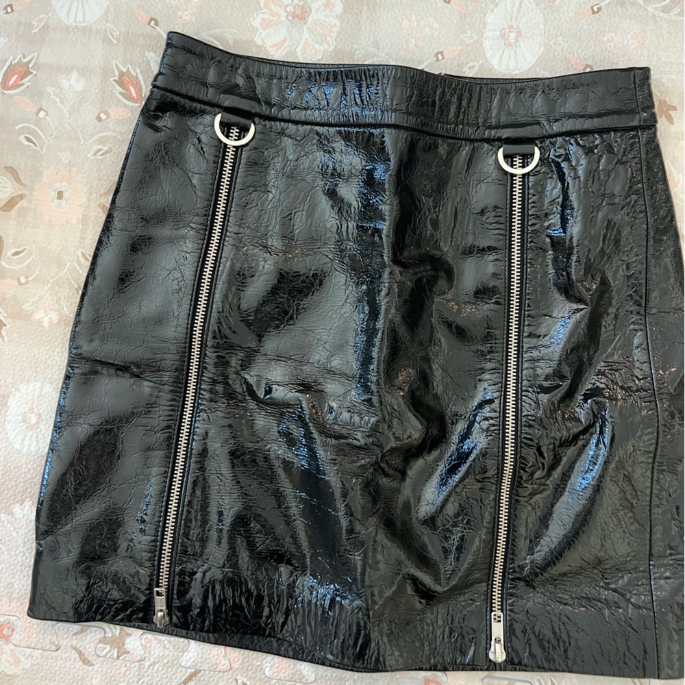 Michelle Mason Black Short Skirt